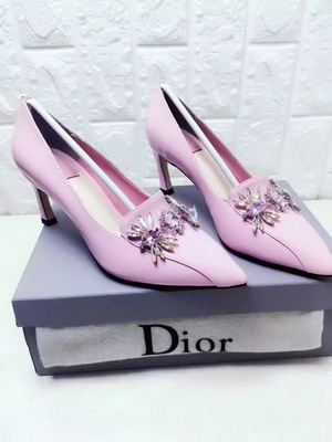 DIOR Shallow mouth kitten heel Shoes Women--006